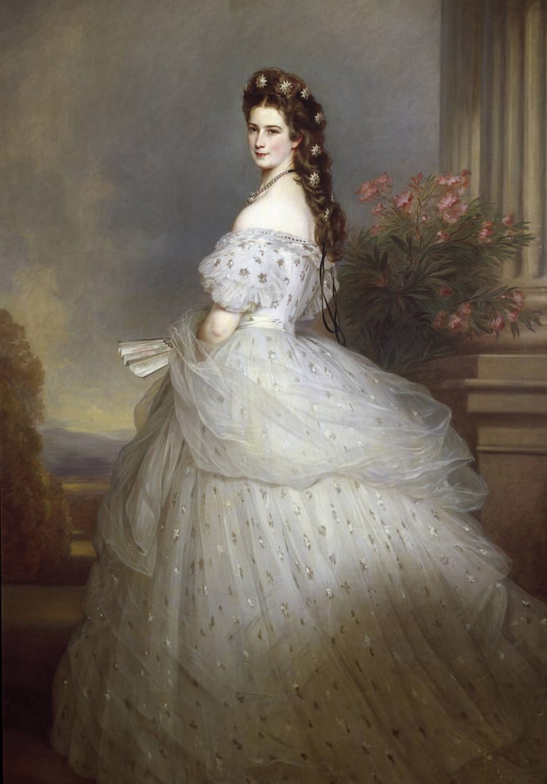 Kaiserin Elisabeth von Österreich-Ungarn: Gemälde von Franz Xaver Winterhalter.