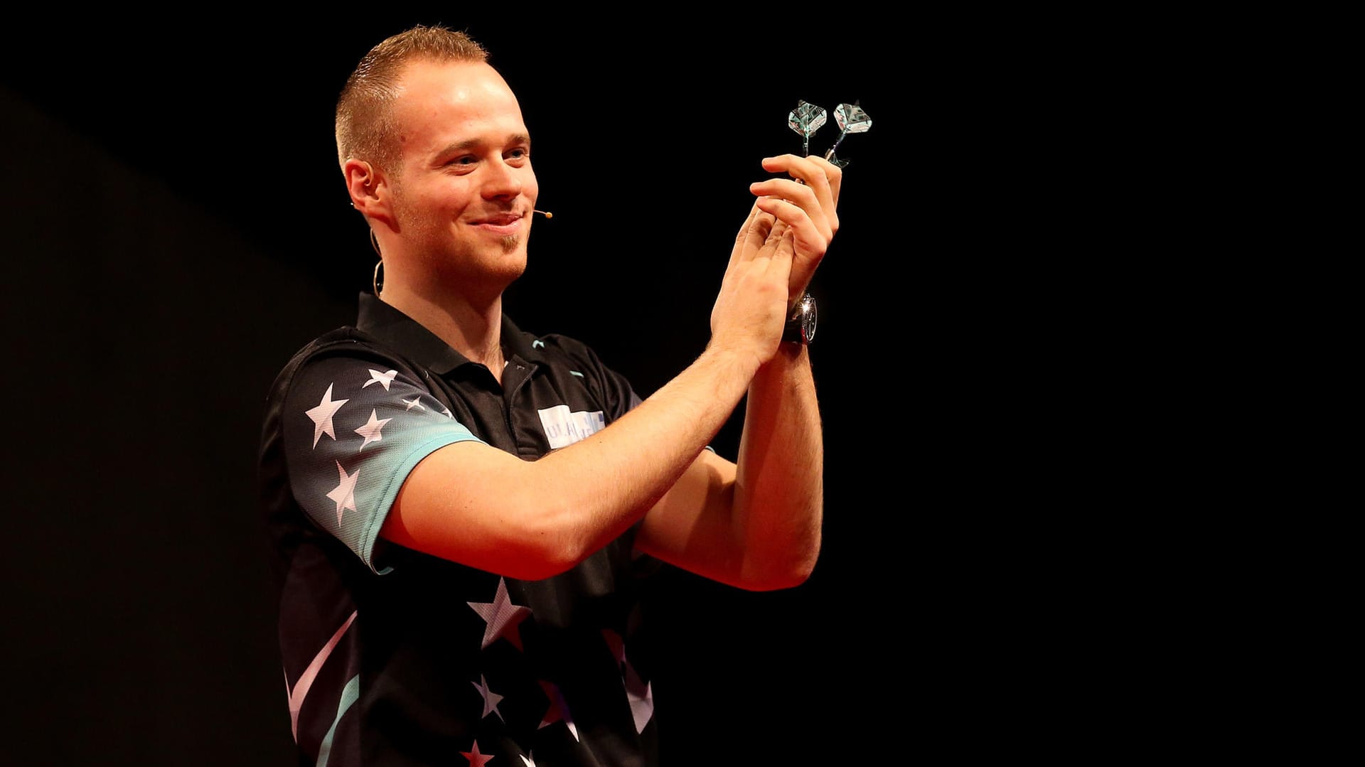 Max Hopp: Der deutsche Darts-Profi legte einen erfolgreichen Start bei der WM in London hin.