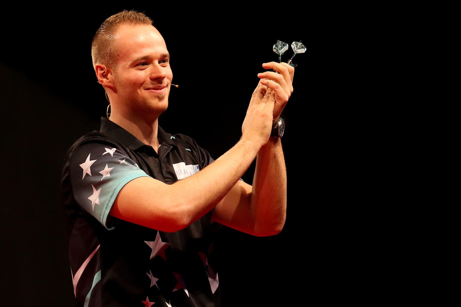 Max Hopp: Der deutsche Darts-Profi legte einen erfolgreichen Start bei der WM in London hin.