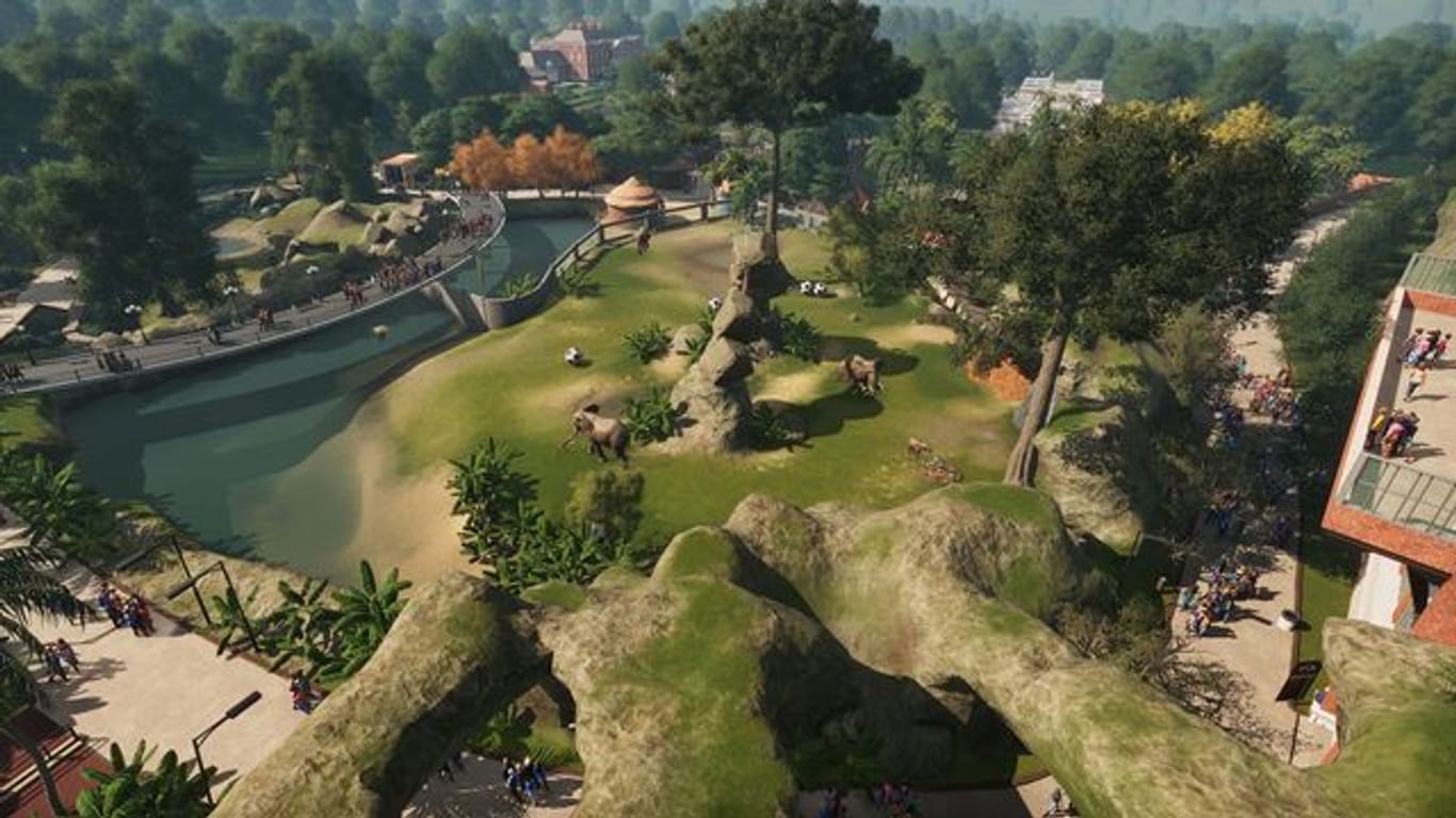 Tierpark der Träume: "Planet Zoo" lässt Spielerinnen und Spieler einen eigenen Zoo bauen.