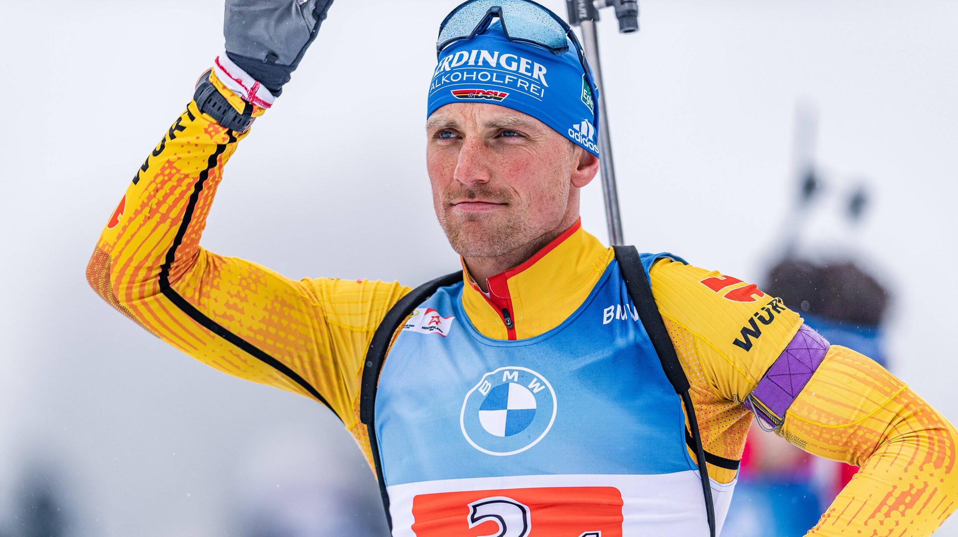 Erik Lesser: Die deutschen Biathleten konnten im Sprint nicht überzeugen.