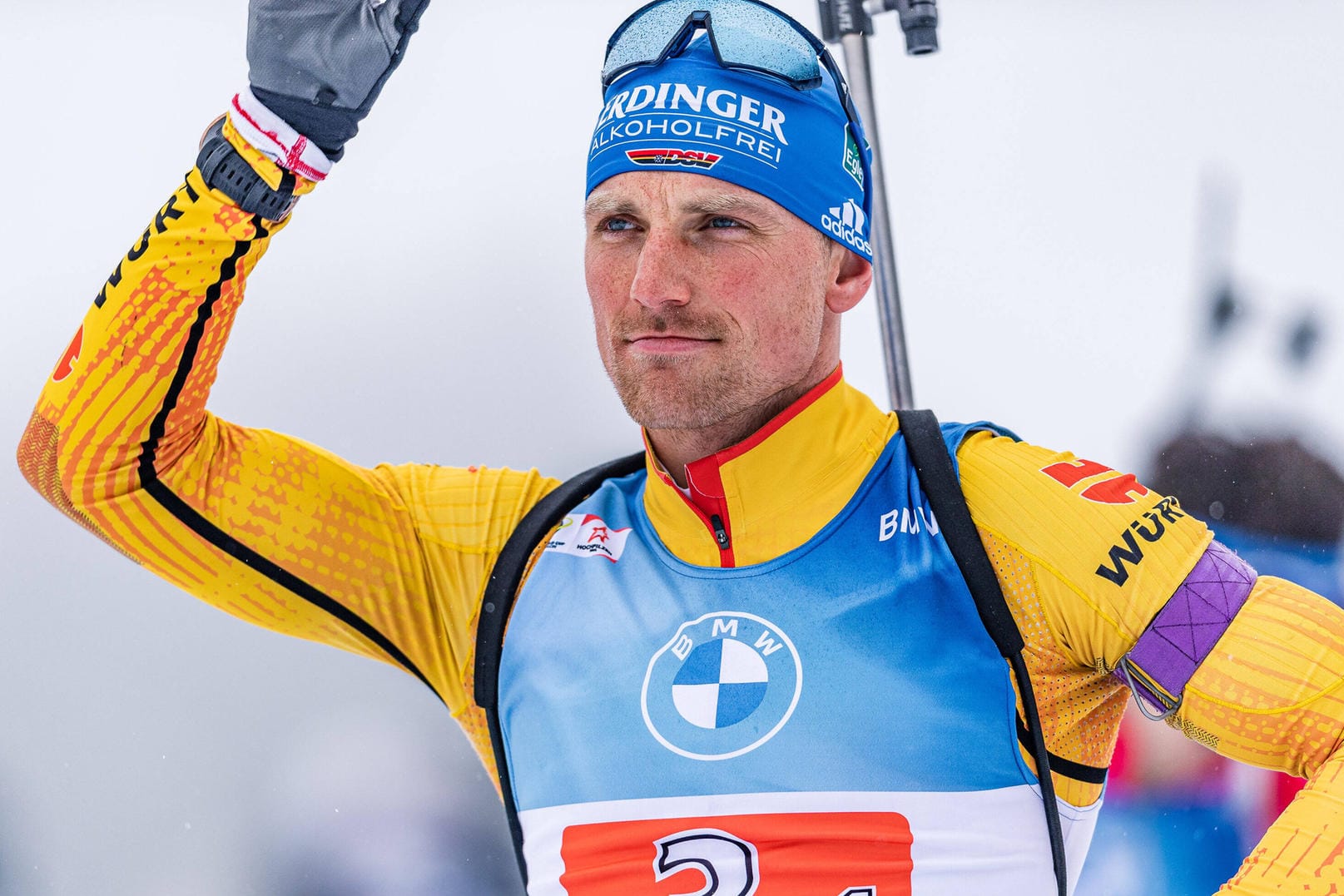 Erik Lesser: Die deutschen Biathleten konnten im Sprint nicht überzeugen.