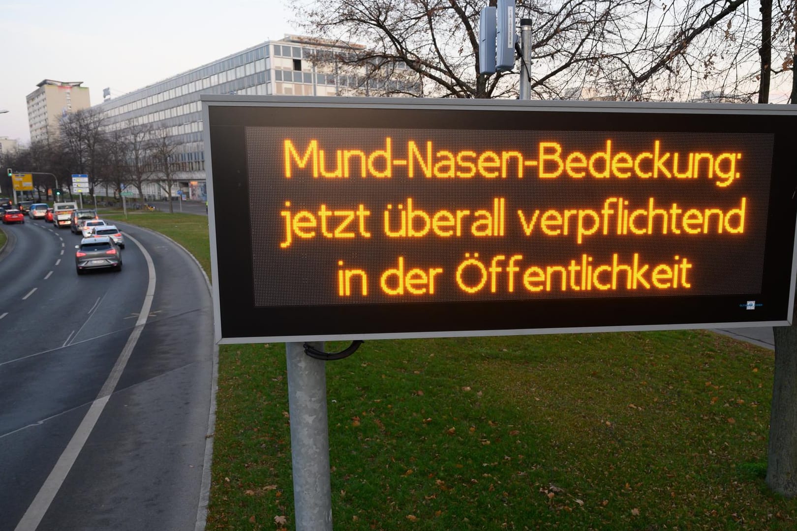 Info zur Maskenpflicht in Dresden.