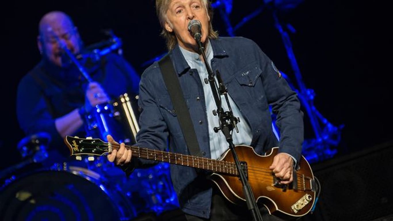 Sir Paul McCartney 2018 bei einem Konzert in Glasgow.