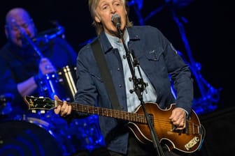 Sir Paul McCartney 2018 bei einem Konzert in Glasgow.