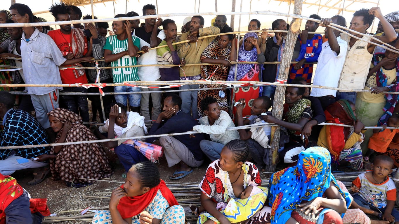 Flüchtlings-Camp Um-Raboka: Das Auffanglanger im Sudan ist überfüllt.