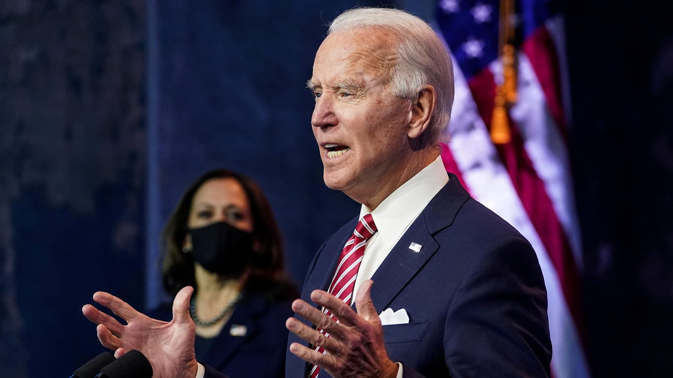 Joe Biden, angehender US-Präsident: Er hat sich bereits auf das Coronavirus testen lassen.
