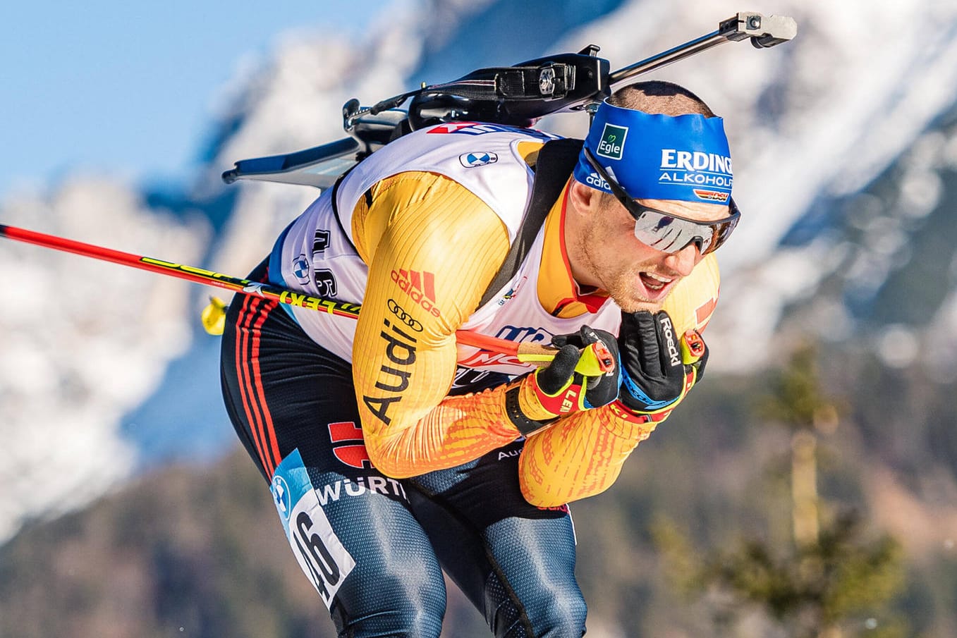 Erik Lesser: Der DSV-Biathlet zeigte in der Verfolgung eine herausragende Aufholjagd.