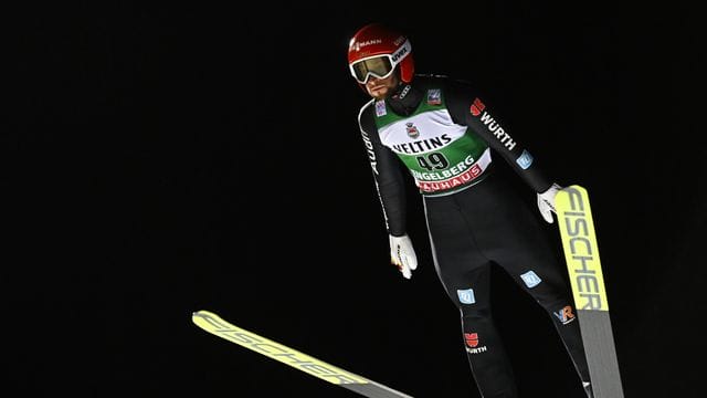 Markus Eisenbichler wurde als bester Deutscher in Engelberg Vierter.