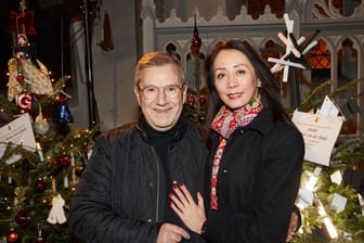 Nachrichtensprecher Jan Hofer und seine Frau Phong Lan Hofer