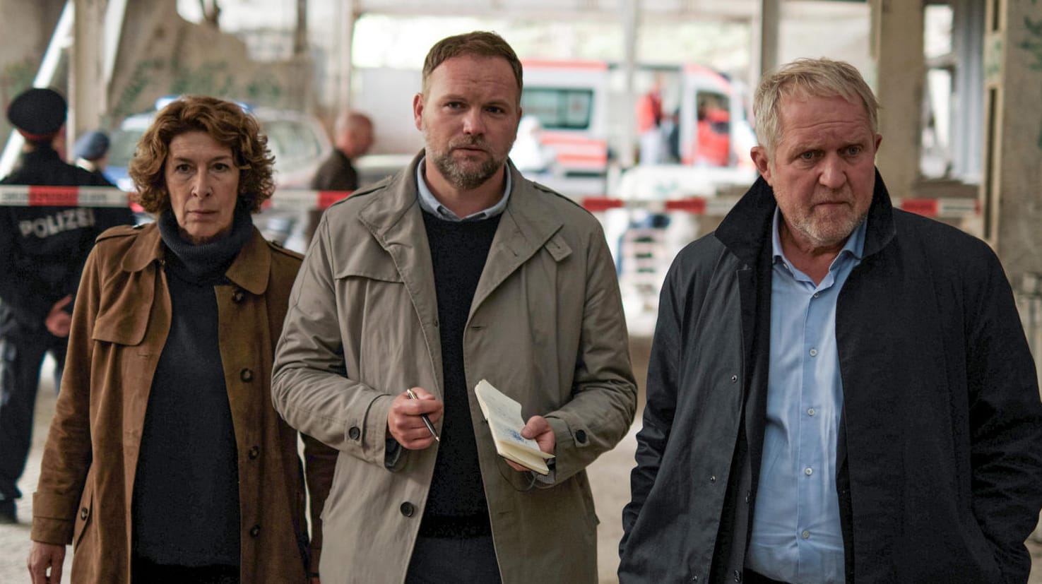 Das Wiener "Tatort"-Team (v.l.): Bibi Fellner (Adele Neuhauser), Manfred Schimpf (Thomas Stipsits) und Moritz Eisner (Harald Krassnitzer).