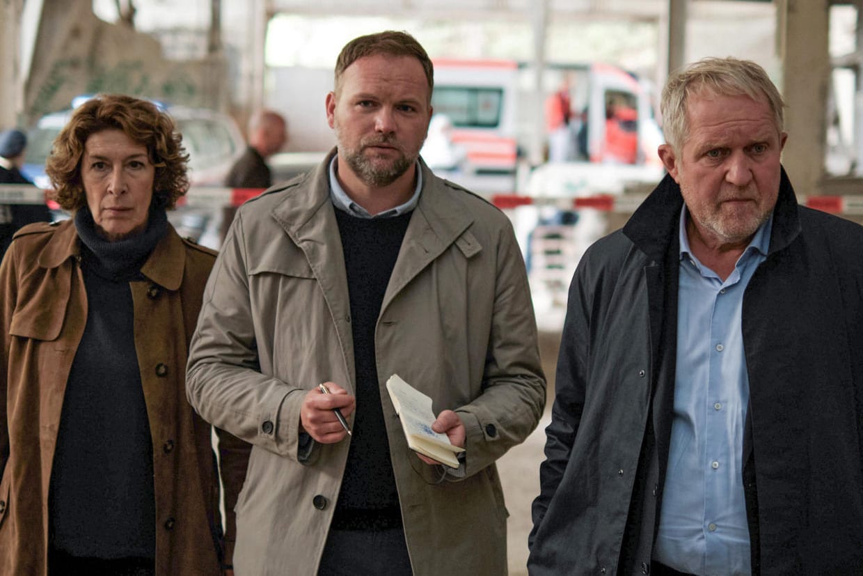 Das Wiener "Tatort"-Team (v.l.): Bibi Fellner (Adele Neuhauser), Manfred Schimpf (Thomas Stipsits) und Moritz Eisner (Harald Krassnitzer).