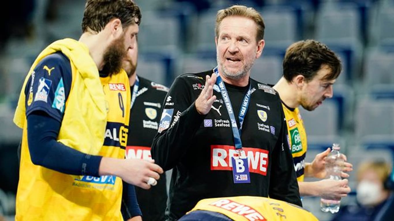 Trainer Martin Schwalb vermied mit den Rhein-Neckar Löwen einen weiteren Rückschlag in der Handball-Bundesliga.