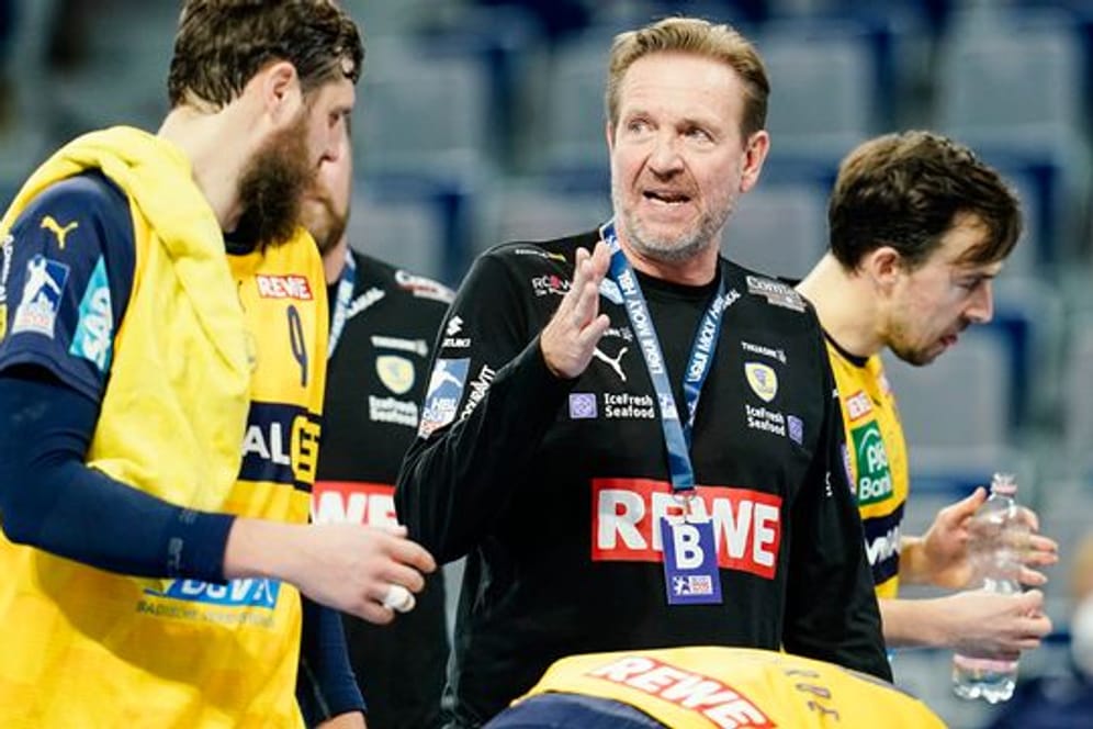 Trainer Martin Schwalb vermied mit den Rhein-Neckar Löwen einen weiteren Rückschlag in der Handball-Bundesliga.