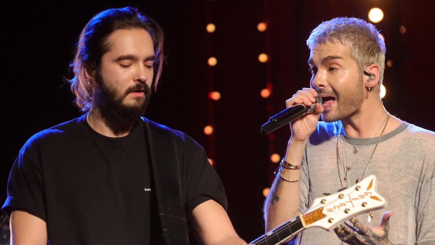 Tom und Bill Kaulitz bei einem Online-Konzert des MDR: Die Brüder halten sich derzeit in Berlin auf.