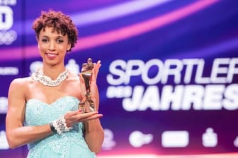 Weitspringerin Malaika Mihambo wurde zum zweiten Mal nach 2019 als Sportlerin des Jahres geehrt.
