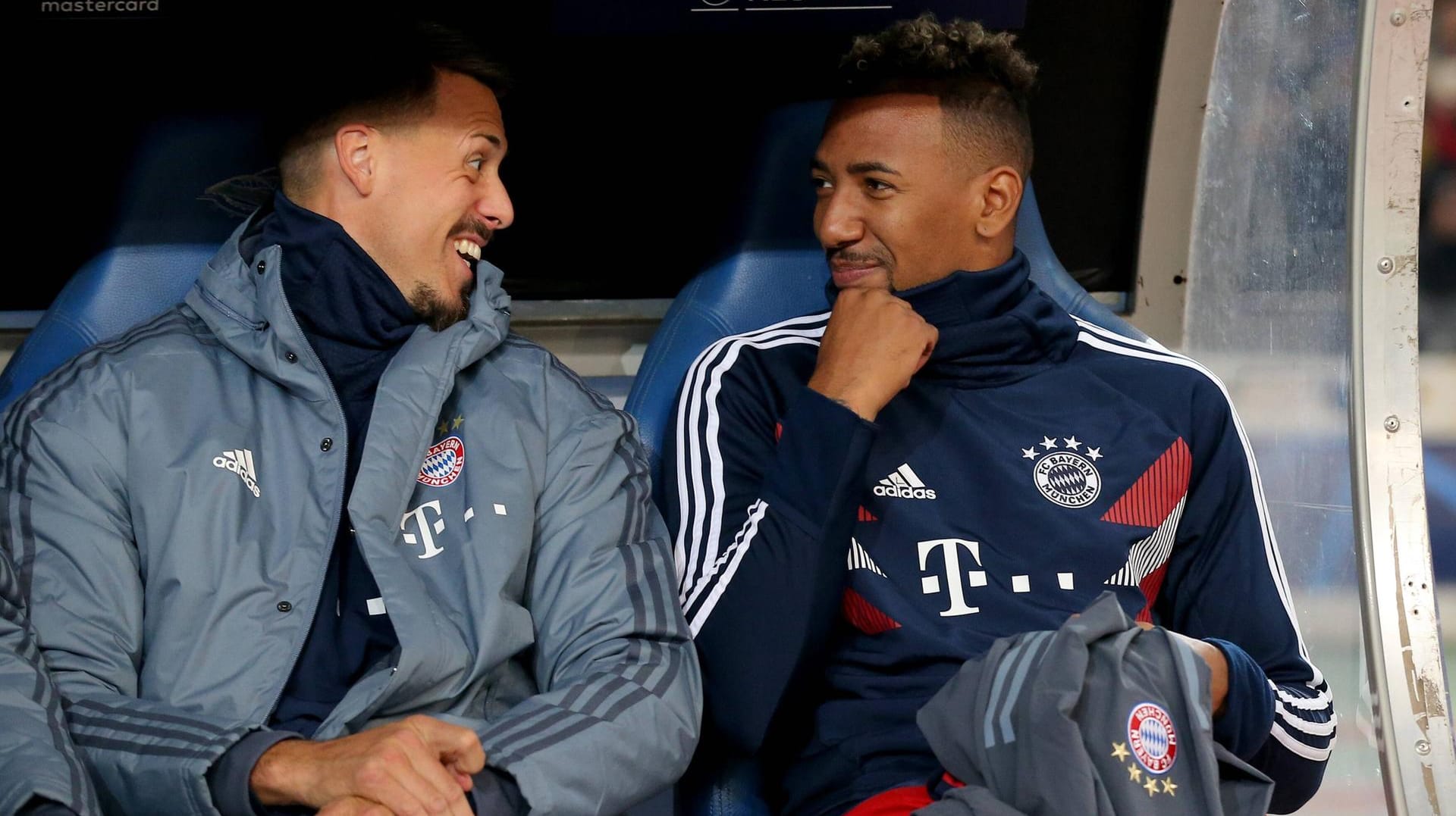 Jerome Boateng und Sandro Wagner spielten während der Rückrunde 2017/2018 und die folgende Saison gemeinsam für den FCB.