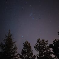 Orion-Gürtel: Betelgeuze oder Alpha Orionis gehört zu den hellsten Sternen am Firmament.