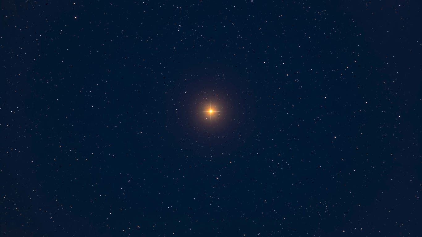 Betelgeuse: Der Stern soll etwa 640 Lichtjahre von der Erde entfernt sein.