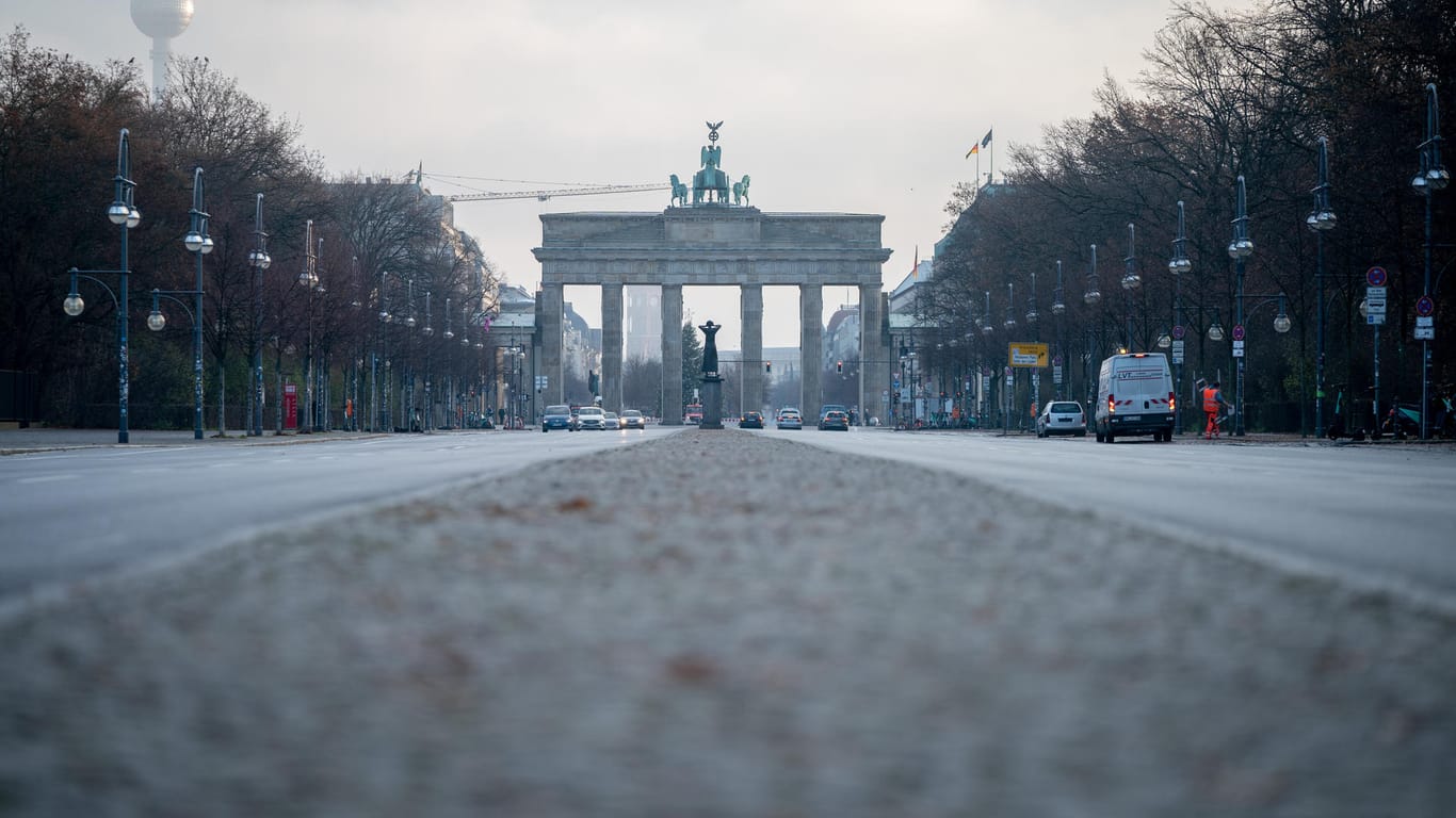 Weniger Verkehr in Berlin: Die Deutschen sind weniger unterwegs als noch im "Lockdown Light".