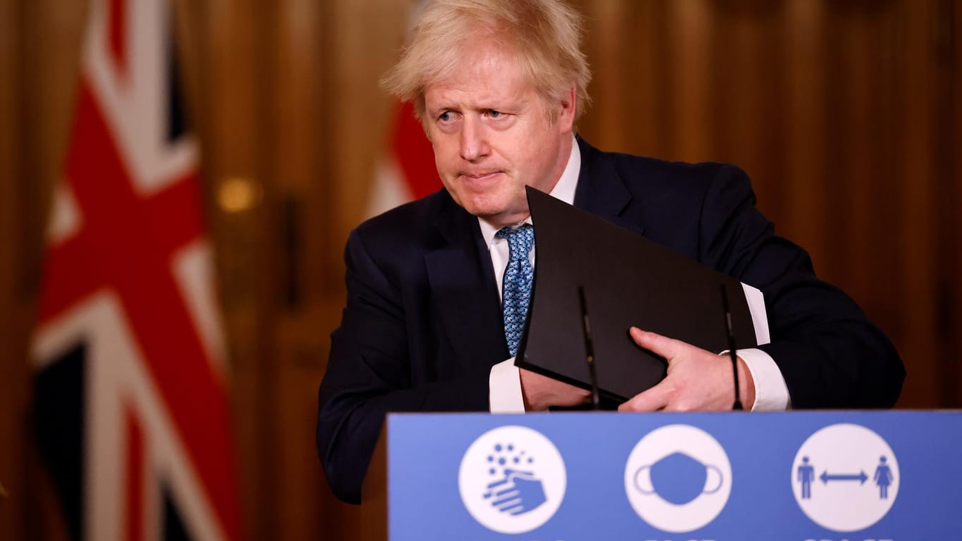 Der britische Premierminister Boris Johnson: Er will die Grenzfrage so schnell wie möglich lösen, kündigt er an.