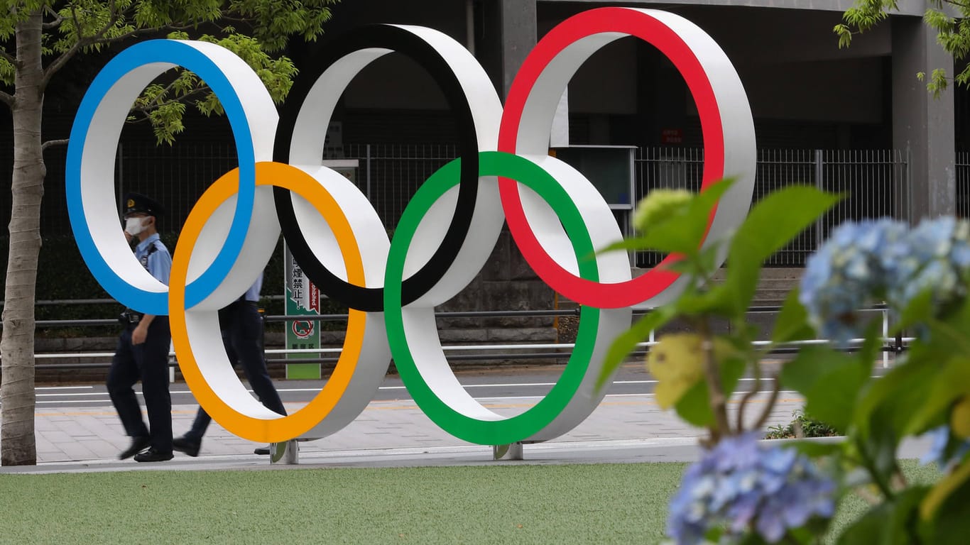 Olympische Ringe in Tokio: Die Spiele sollen 2021 stattfinden.
