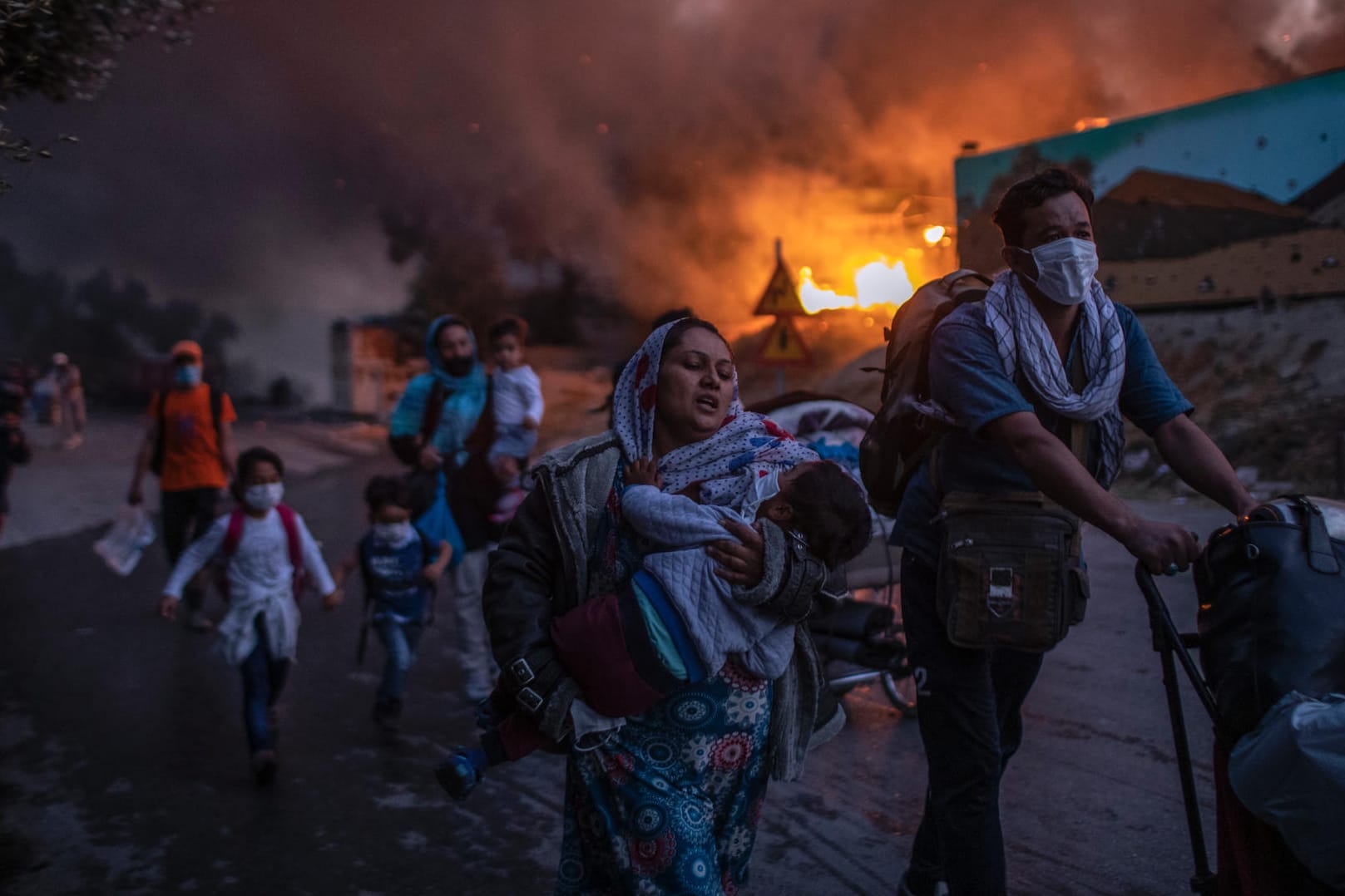 Brand im Flüchtlingscamp Moria: Im neuen Lager Kara Tepe sollte alles besser werden, doch jetzt ist die Situation für die Bewohner noch schlimmer als zuvor.