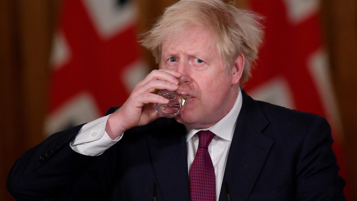 Boris Johnson bei einer Pressekonferenz: Der britische Premierminister hat momentan mit der Corona-Lage im Land und mit dem drohenden Scheitern der Brexit-Gespräche zu kämpfen.
