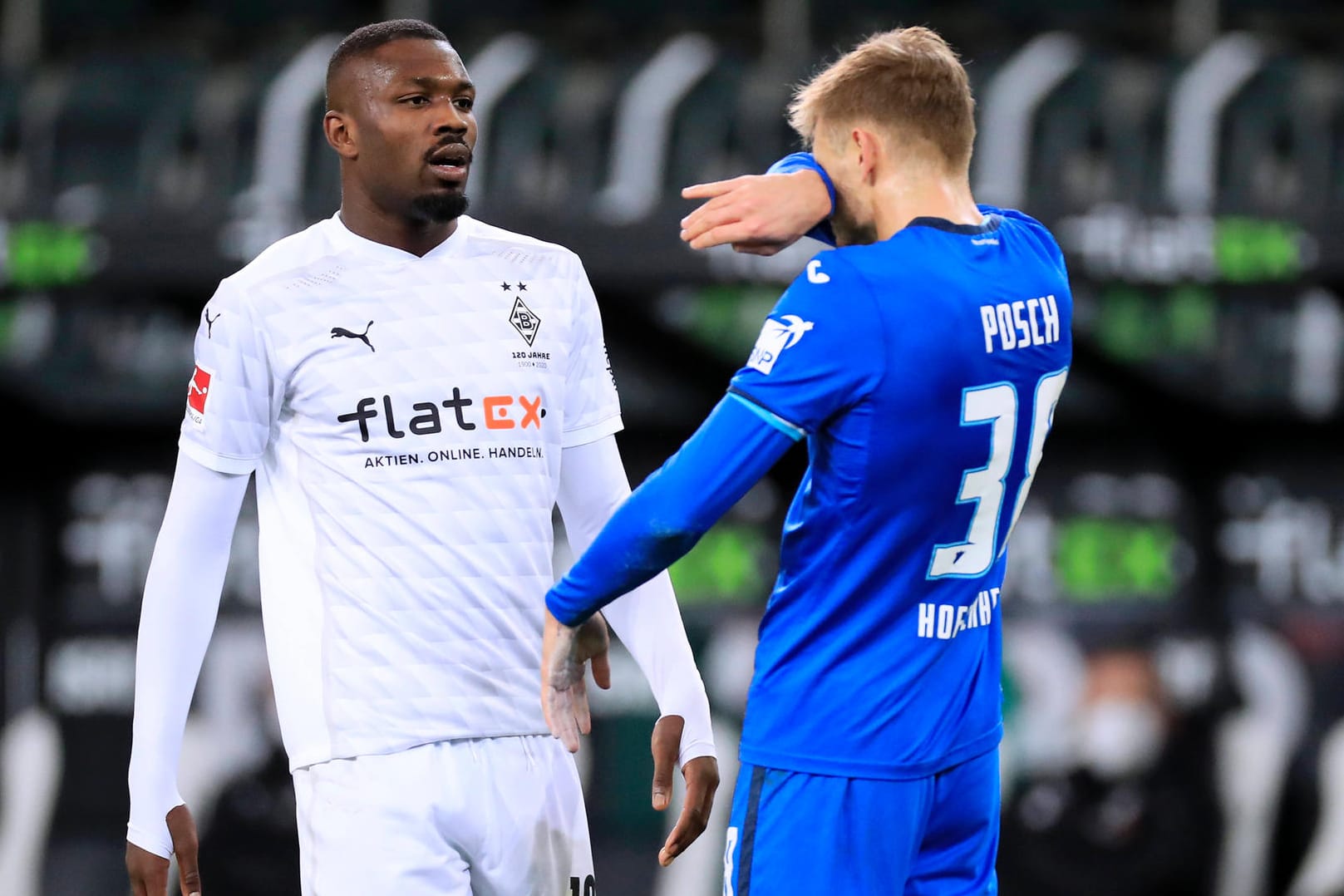 Marcus Team spuckte dem Hoffenheimer Stefan Posch ins Gesicht: Für diese Aktion wurde er für sechs Spiele gesperrt.