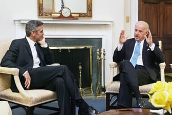 George Clooney und Joe Biden: Der Schauspieler ist ein Unterstützer des künftigen US-Präsidenten.