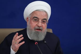 Hassan Ruhani: Der iranische Präsident äußert sich in einer Propaganda-Botschaft abfällig über US-Präsident Trump.