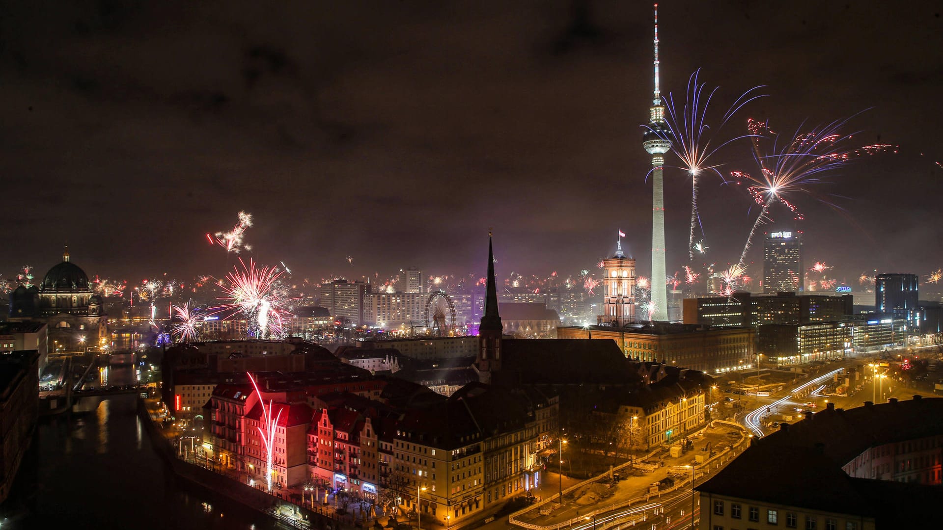 Feuerwerk am Fernsehturm: Die Senatsinnenverwaltung hat Feuerwerksverbotszonen festgelegt.