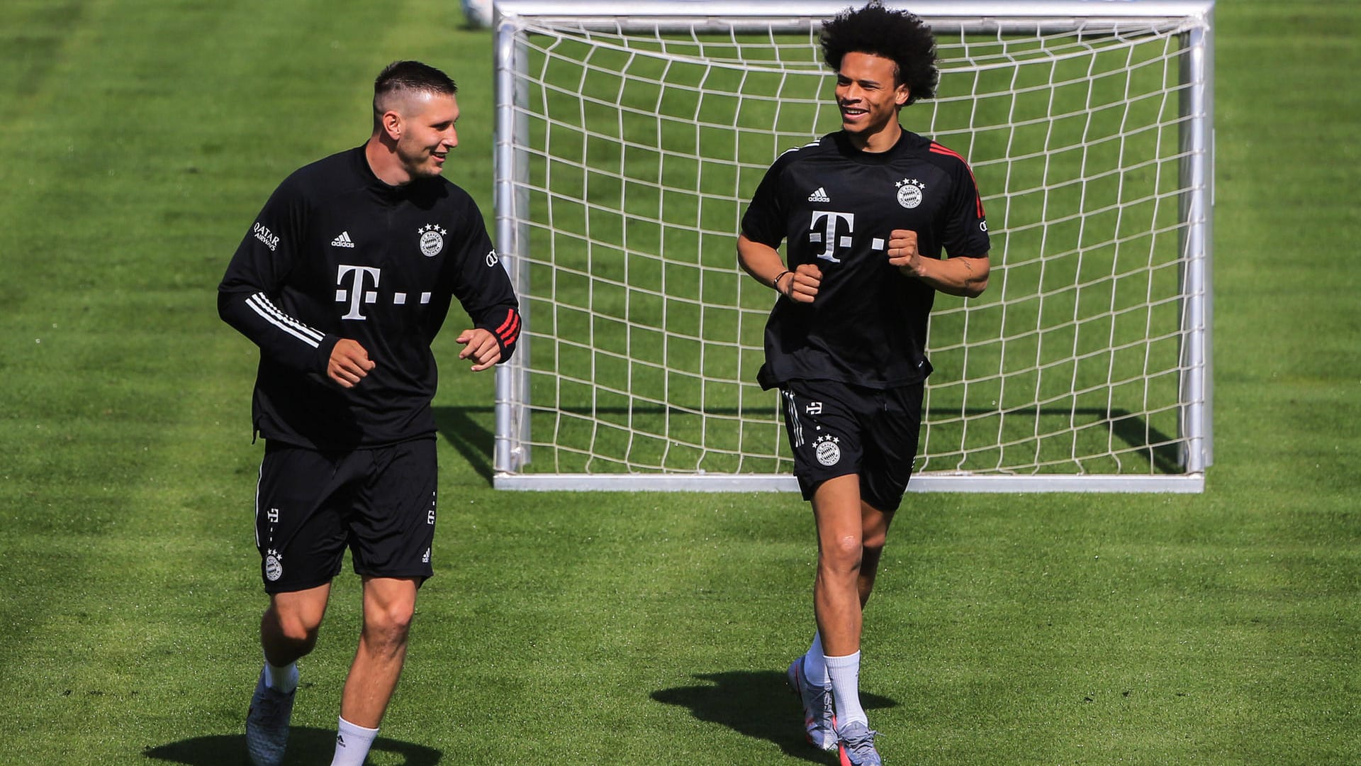 Niklas Süle (l.) und Leroy Sané trainierten gemeinsam nach ihren langen Verletzungen.