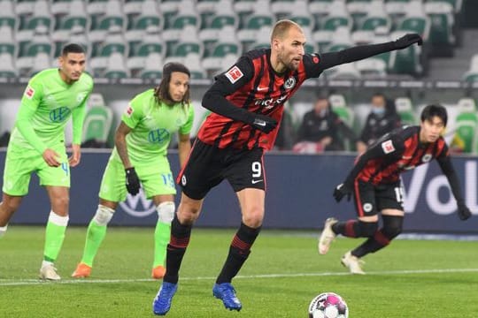 Frankfurts Bas Dost steht vor einem Wechsel zum FC Brügge.