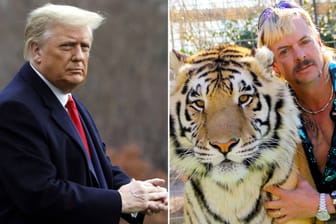 Donald Trump und Joe Exotic: Begnadigt der US-Präsident den TV-Star?