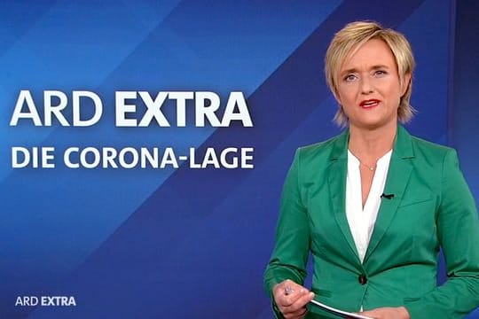 Ellen Ehni, Chefredakteurin des Westdeutschen Rundfunks (WDR), moderiert eine"ARD extra"-Sondersendung zur Corona-Lage.