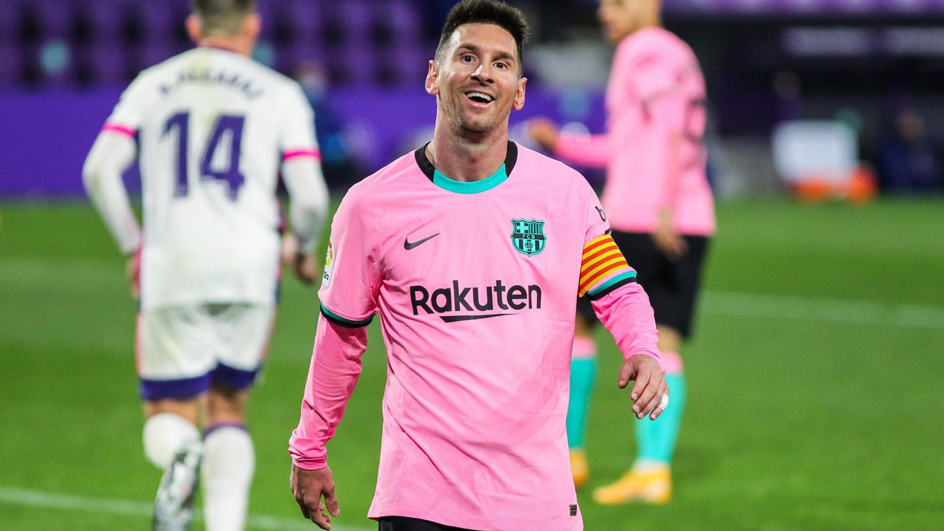 Lionel Messi: Der Weltstar erzielte am 22. Dezember gegen Real Valladolid sein 644. Tor für den FC Barcelona.