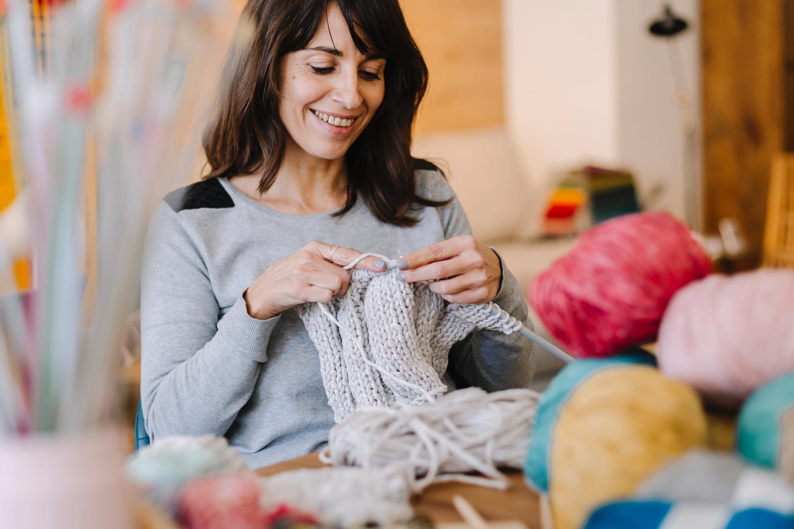 Stricken: Die Handarbeit geht immer mehr in Richtung Kunst, und Strickdesigner, meistens Männer, entwerfen immer wildere Muster.