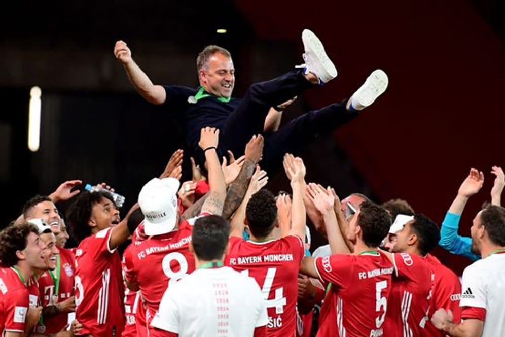 Trainer Hansi Flick hatte 2020 mit dem FC Bayern ein enorm erfolgreiches Jahr.