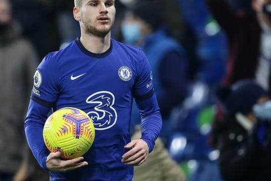 Chelsea-Stürmer Timo Werner wurde zur Halbzeit ausgewechselt.