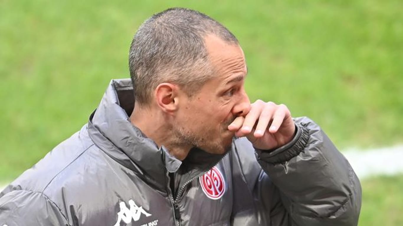 Jan-Moritz Lichte bleibt beim FSV Mainz 05 weiter ein Trainer auf Abruf.