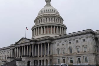 Blick auf das Kapitol in Washington, den Sitz des US-Kongresses.