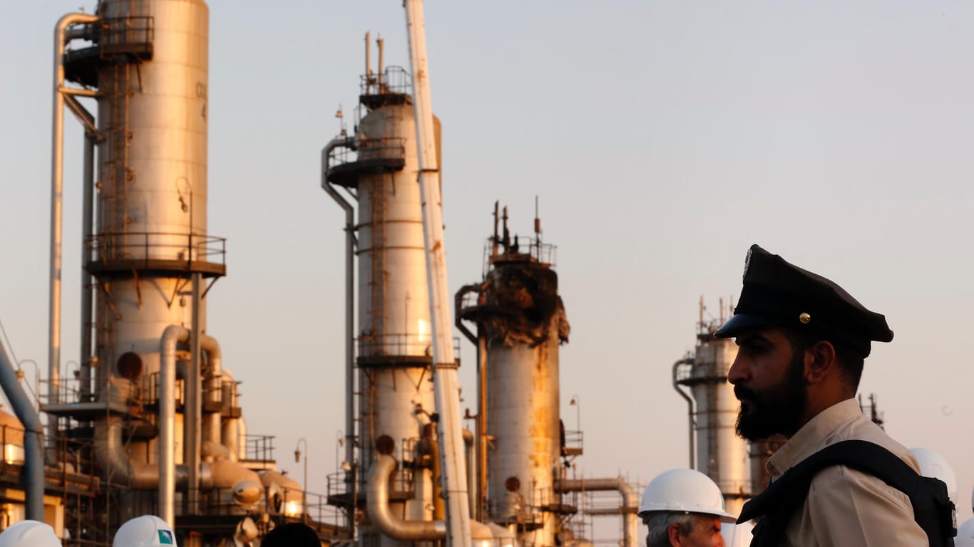 Beschädigte Ölanlage in Saudi-Arabien: Der Angriff hat die Verwundbarkeit Riads offenbart.