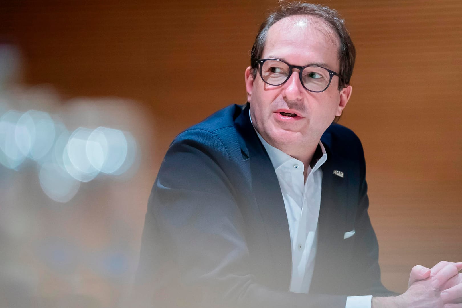 Alexander Dobrindt, Vorsitzender der CSU-Landesgruppe im Deutschen Bundestag: "Mut zur Sorgfalt".