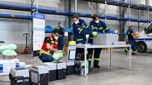Coronavirus - Erste Impfstoffdosen in Bayern