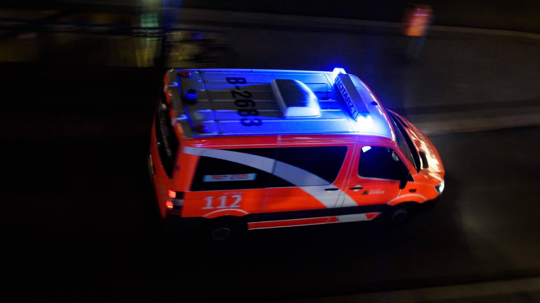 Notarzt im Einsatz: In Baden-Württemberg sind drei Pferde von einem Auto erfasst worden und gestorben.