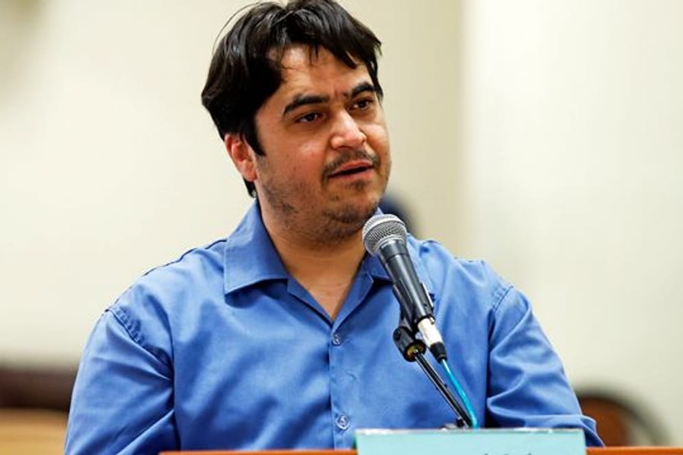 Der iranische Journalist und Blogger Ruhollah Sam ist am 12.