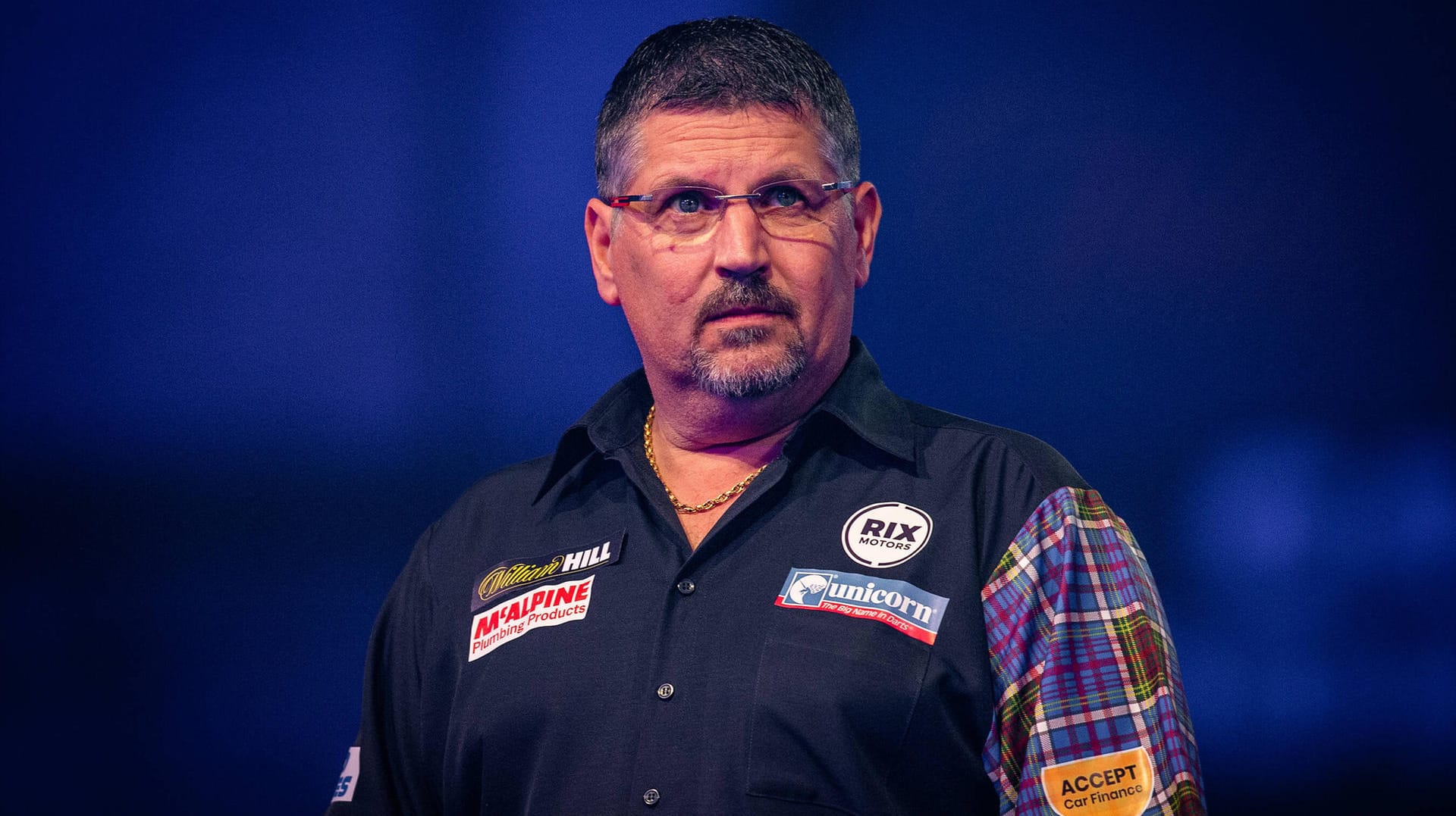 Gary Anderson: "The Flying Scotsman" runzelte am Montagabend nicht nur einmal die Stirn.