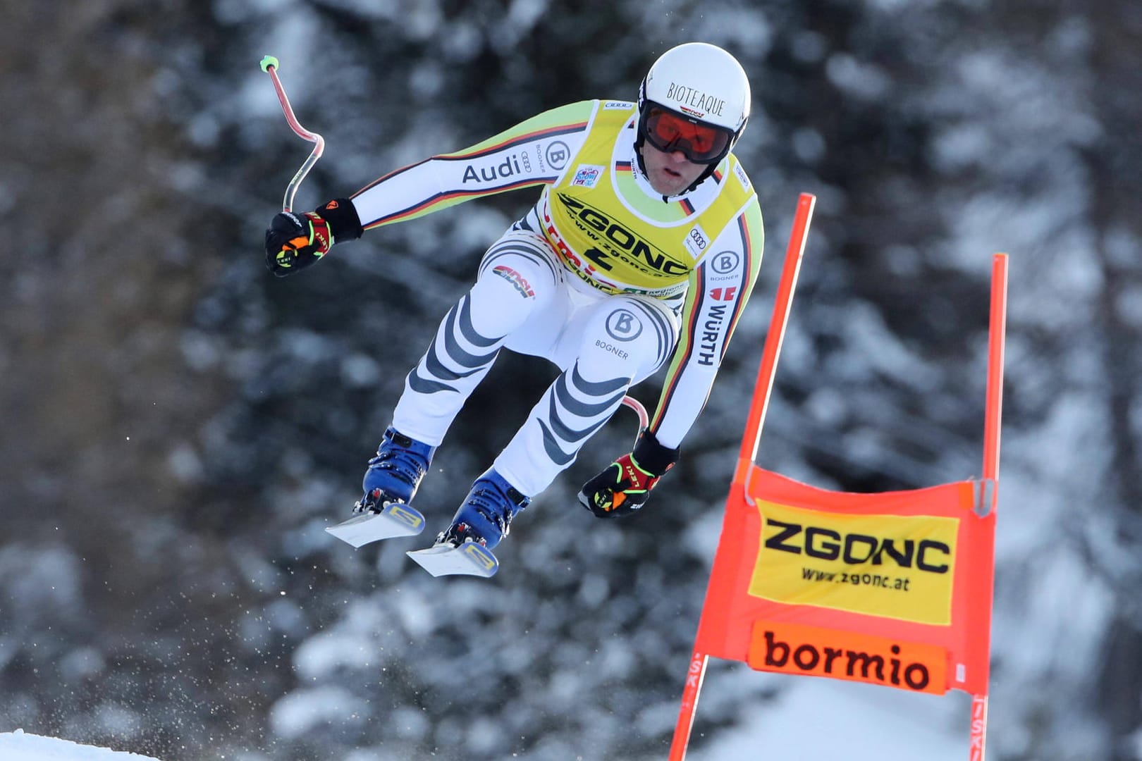 Romed Baumann: Der 34-Jährige landete bei der Abfahrt in Bormio als bester DSV-Starter auf Rang 14.