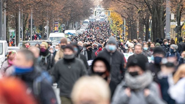 Demonstration gegen Corona-Politik - Berlin